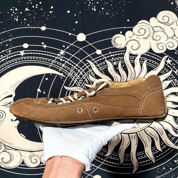 Prada Athletic Sneaker Mens 8.5 Brown Leather Running Gym & Trainning Sports main image 8